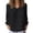 Black, variant on Womens Pullover Long Sleeve Loose Fit Elegant Basic Solid Color Womens Undershirts,Blue,2XL