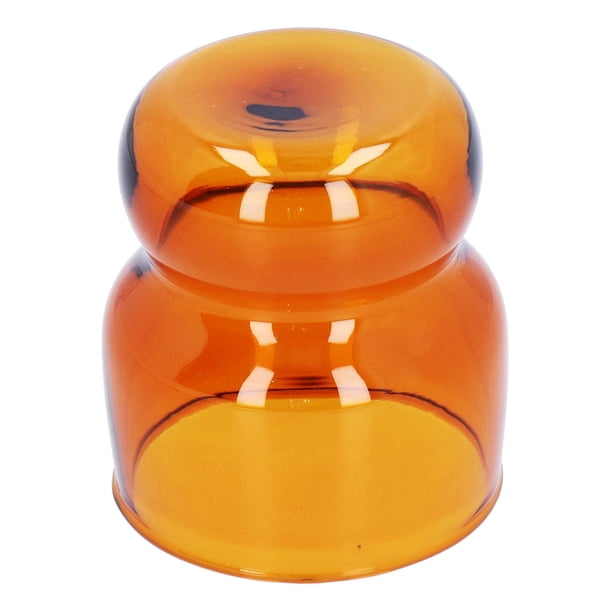 Aqxreight Taza de Vidrio Transparente, Taza de Vidrio de Borosilicato Alto, Taza de Jugo para Beber A Prueba de Calor, Apta para la Cafetería del Hotel en Casa Verde