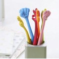 thumbnail image 5 of 6 pcs/set Bendable Gesture Ballpoint Pen Free Bend Cute Cartoon Silicone (0.7mm black ink) random style, 5 of 5