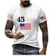 thumbnail image 1 of Mens Casual Pantalones Cortos Raya Impresión Suéter Fitness Deportes Camiseta, Poliéster Cuello Redondo Blusa para Al Aire Libre, Diario Y Primavera Verano Desgaste, 1 of 2