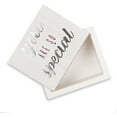 thumbnail image 3 of Pavilion - You Are So Special - Purple & White Wood Patterned Mini Keepsake Jewelry Box 2.25 Inch, 3 of 5