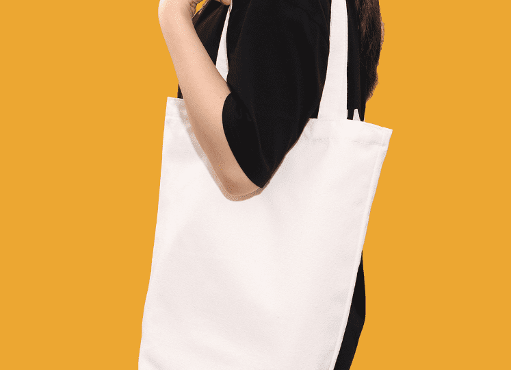 100% Cotton Canvas Reusable Shopping Grocery Bag Tote Bag Reusable 6 PACK 