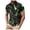 Green, variant on Men's Polo Shirts Short Sleeve Gradient Print Rhinestone Detail Casual Golf Polo Breathable Quick Dry Party Daily Wear Fashion Collared Shirt,M