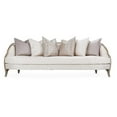 thumbnail image 4 of Michael Amini Malibu Crest Sofa - Cloud White/Chardonnay, 4 of 16