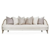 Malibu Crest 100W Sofa - Cloud White/Chardonnay