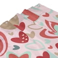 thumbnail image 7 of DouZhe Multicolored Hearts Pink Pattern Shower Curtain, Waterproof Bath Curtains for Bathroom Decorations, 72 x 72 inches, 7 of 7