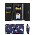 thumbnail image 1 of Women's Wallet - Slim Leather ID Credit Card Holder Long Wallet with 12 Card Slots Purse, 1 of 7