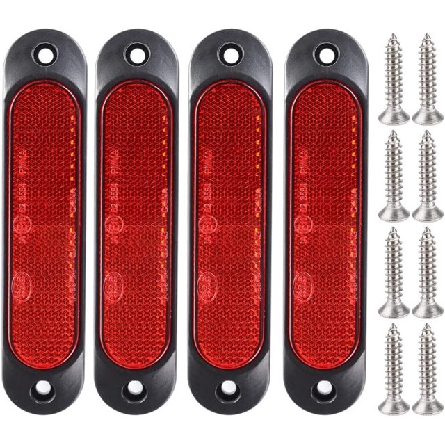 4pcs 12V-24V Front Marking 27 LED Trailer, Rear Led Marker Trailer Parking Turn Signals for Truck Bus Boat RV Trucks SUV UTV