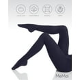 thumbnail image 6 of MeMoi Women's Boston Ribbed Cotton Blend Sweater Tights - Womens - Female, XS-S, Navy, 6 of 11