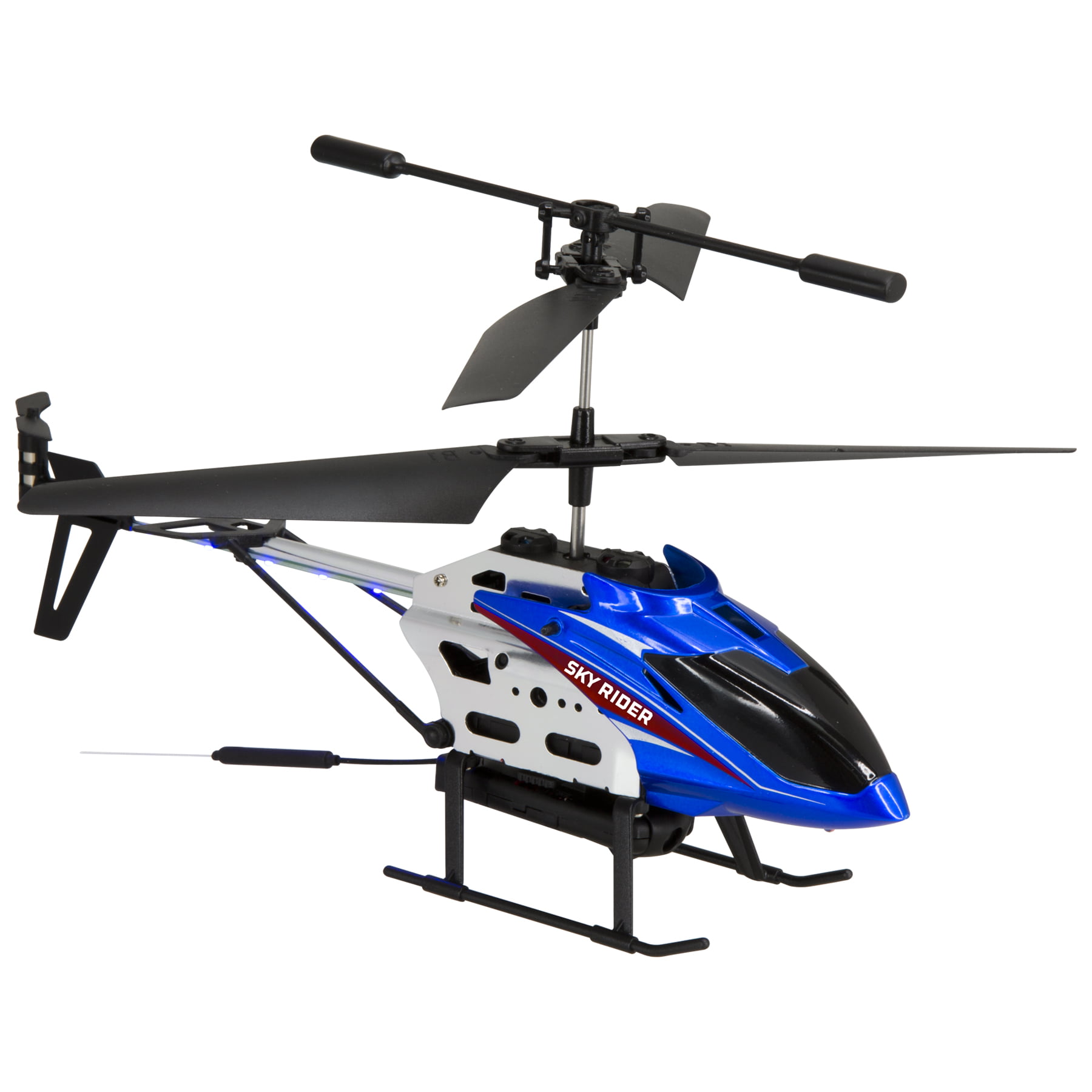 Curiosidad mercenario Avispón Sky Rider DRW241BU Helicopter Drone with Wi-Fi Camera, Blue - Walmart.com