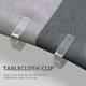 thumbnail image 4 of HEANUJJ 72Ud Clips Para Mantel Transparentes Antideslizantes Resistentes Y Duraderos Para O Picnic, 4 of 8