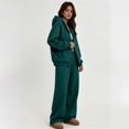 thumbnail image 7 of Women Sweatsuits 2 Piece Set Comfy Lightweight Zip Up Hoodie and Sweatpants,S, 7 of 7