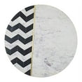 thumbnail image 4 of Brass Inlay with Pattern Table with Marble Base, 4 of 4