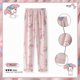 thumbnail image 4 of Sanrio Hello Kitty pantalones de pijama Anime Kuromi Cinnamoroll My Melody camisón de franela Kawaii Y2K niñas ropa de descanso de felpa invierno, 4 of 4