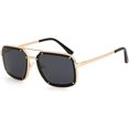thumbnail image 1 of HCHES Retro Sunglasses Men Fashion Designer Rivet Sun Glasses For Women Vintage Shades, 1 of 1