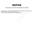 thumbnail image 2 of Genius Front Rear Coated Disc Brake Rotors Kit for Car Hyundai Ioniq Kia Niro KG-101686, 2 of 9