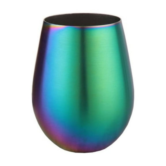 Dsseng Stainless Steel Wine Glasses Large Stemless Goblets(17 oz), Unbreakable, Shatterproof Metal Drinking Tumblers