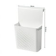 thumbnail image 2 of 2X Cesta colgante - Caja de almacenamiento de plástico resistente - Organizador para cocina - Cesta colgante, 2 of 5