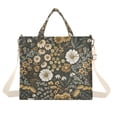 thumbnail image 7 of FORMRS Womens Corduroy Tote Bag Crossbody Shoulder Purse Handbag with Detachable Strap, Floral Wilderness Pattern, 7 of 7