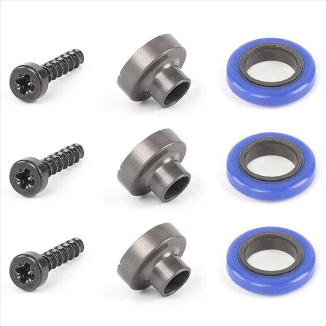 3X para V7/V8/V10/V11 Reemplazo del Eje de Desplazamiento Barra de Cepillo Trasero Piezas de Rodillo Suave Repuesto de Aspiradora