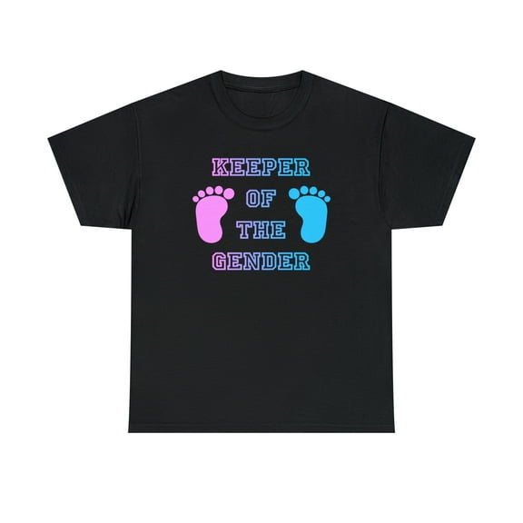 Gender Reveal Shirt - Keeper of The Gender - Party Supplies Tshirt
