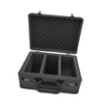 thumbnail image 4 of Caja de almacenamiento de tarjetas graduadas con cerraduras de combinación, fácil de transportar, portátil, estuche para tarjetas deportivas, estuche 3 ranuras, 4 of 10