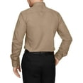 thumbnail image 2 of J. METHOD Men's Dress Shirt – Classic Long Sleeve Slim Fit Button Down Solid Color Top S-5XL NEMT104 Khaki L 36/37, 2 of 7
