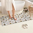 thumbnail image 4 of Cartoon Construction Vehicles Roads White Pattern Bathroom Rugs Mat,Non Slip Microfiber Bathroom Rug,Rubber Backing,Soft Bathroom Mats for Bathroom Floor,Tub and Shower,60x24in(150x60cm), 4 of 5