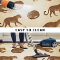 thumbnail image 5 of Leopard Outdoor Rug for Patio/Deck/Porch, Non-Slip Large Area Rug 3 x 5 Ft, Vintage Primitive Animals Indoor Outdoor Rugs Washable Area Rugs, Reversible Camping Rug Carpet Runner, 5 of 8