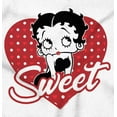 thumbnail image 2 of Betty Boop Sweetheart Love Cute Zip Hoodie Sweatshirt Women Brisco Brands M, 2 of 6