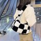 thumbnail image 4 of Sywqhk Retro Mujeres Impresión Felpa Hombro Axila Bolsa Grandes Bolsos Tote (I) Sywqhk Para estrenar, 4 of 9