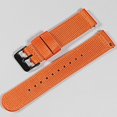 thumbnail image 1 of nylon Smart watch band 18mm 20mm watch band 22mm watch strap For samsung gear s3 frontier Orange-BK 20mm, 1 of 1