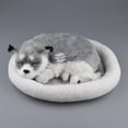 thumbnail image 2 of Perro de Simulación Zulema Adorno de animales con cojín Simulación de peluche de juguete de peluche, 2 of 8