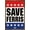 Bronze Framed Version, variant on Ferris Bueller's Day Off - Save Ferris Wall Poster, 14.725" x 22.375", Framed