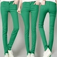 thumbnail image 4 of UFOUND Maternity Women High Rise Fashion Pants Classic Solid Color Ankle Length Jeans Casual Regular Tight Fitting Jeans, 4 of 4