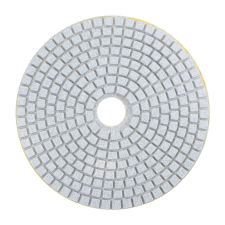 

Uxcell 5-Inch 150 Grits Diamond Polishing Pad Wet/Dry for Stone Concrete Marble