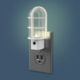 thumbnail image 3 of White Industrial Cage LED Night Light, 3 of 6
