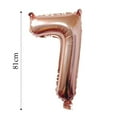 thumbnail image 4 of Rose Golden Large Balloon for Anniversary Birthday Party Decoartion(Number 7), 4 of 5
