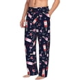 thumbnail image 2 of Fotbe Love Wine Men's Pajama Pants,Sleepwear Pants,Pj Bottoms Drawstring And Pockets-X-Large, 2 of 9