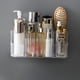 thumbnail image 4 of Estante Caja organizadora de cosméticos de plástico blanco para montaje en pared,para brochas de pintalabios y maquillaje (1 pieza) Rkxzt, 4 of 6