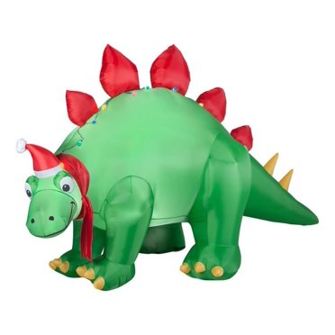 7' Gemmy Airblown Inflatable Outdoor Hunting Santa & Penguin in Deer ...