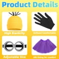 thumbnail image 7 of Women's holiday outfit set (including goggles/beanie/dress/suspenders/gloves) suitable for various occasions, holiday parties, and clothing accessories., 7 of 7