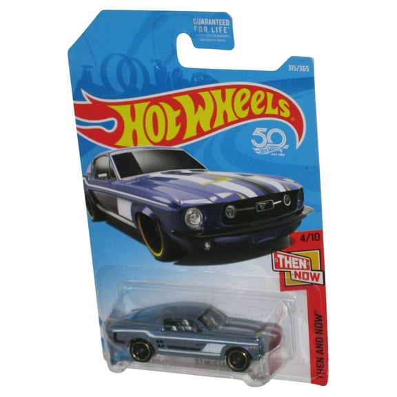 Hot Wheels Then And Now 4/10 (2017) Purple '67 Mustang Car 315/365