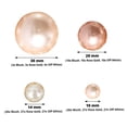 thumbnail image 3 of Efavormart 200Pcs Assorted Blush Rose Gold and Off White Lustrous Faux Pearl Beads Vase Fillers, No Hole DIY Craft Bead Set, 3 of 11