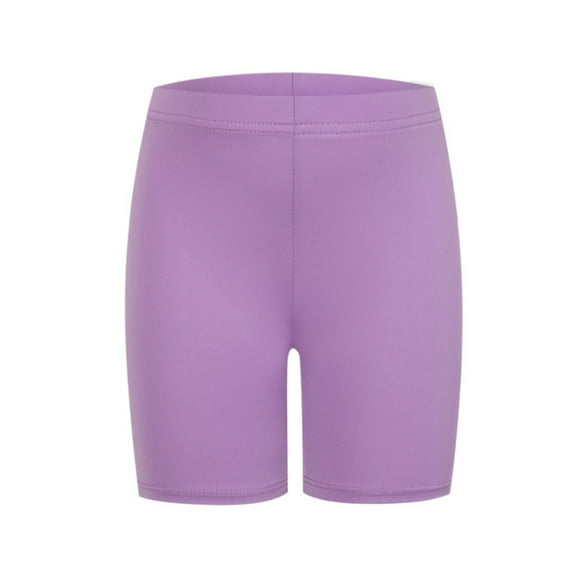 Kids Shorts Summer Shorts Elastic Waist Casual Toddler Kids Athletic Breathable Soft Pants Girls Purple 3 Years-4 Years