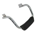 thumbnail image 4 of For Royal Enfield Classic Rear Back Rest Pillion Chrome Grab Bar Rubber, 4 of 5