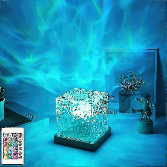 Celestial Lamp, Northern Lights Cube Lamp, 16 Colors Wave With Remote, Rechargeable(EPA02)