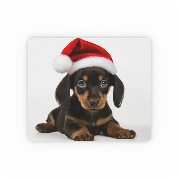 DistinctInk Mouse Pad - 1/4" Foam Rubber - Dachshund Puppy