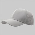thumbnail image 2 of HCNTES Quick Dry Baseball Cap Mesh Snapback Hat Sun and Rain Protection Golf Ball Cap for Men Women Grey, 2 of 5