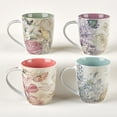 thumbnail image 5 of Christian Art Gifts Ceramic Coffee and Tea Mug Set for Women: Vintage Botanic Floral Inspirations Design with Encouraging Bible Verses, Variety Boxed Set of Four Colorful Cups, 5 of 5